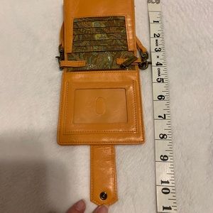 HOBO small NWOT wallet leather upper paisley lined